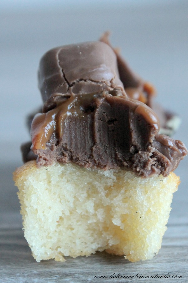 Cupcake Twix caramello e cioccolato