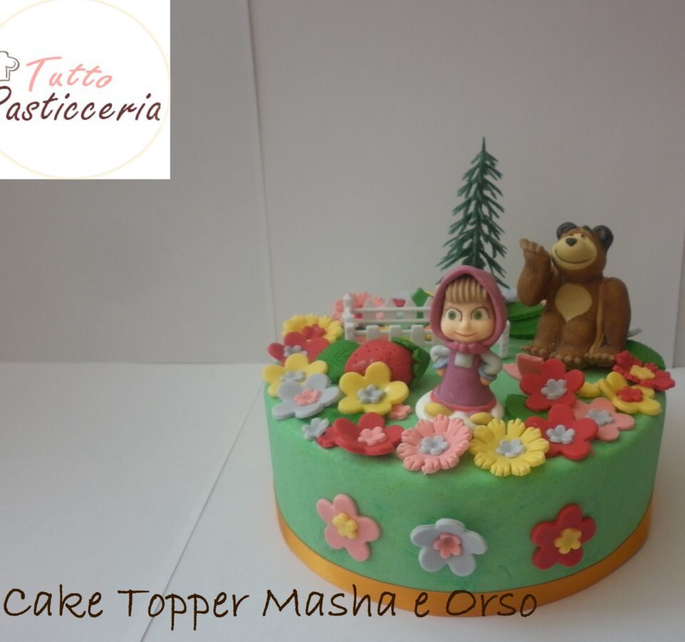Kuchen Topper für Masha Kuchen und Bear Sugar Pasta