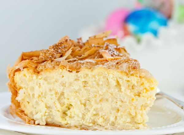 Torta di riso con frutta candita
